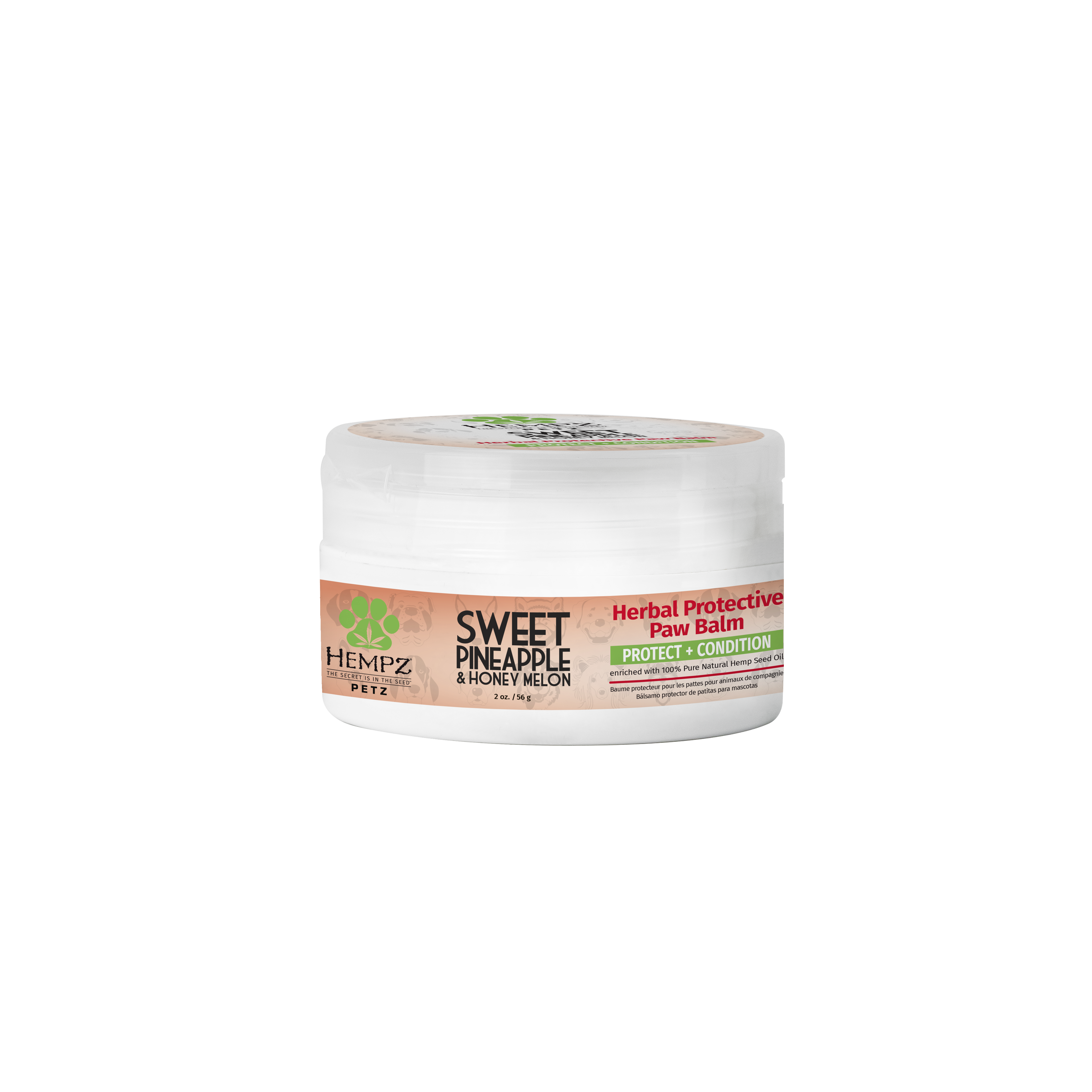 Sweet Pineapple & Honey Melon Herbal Protective Paw Balm