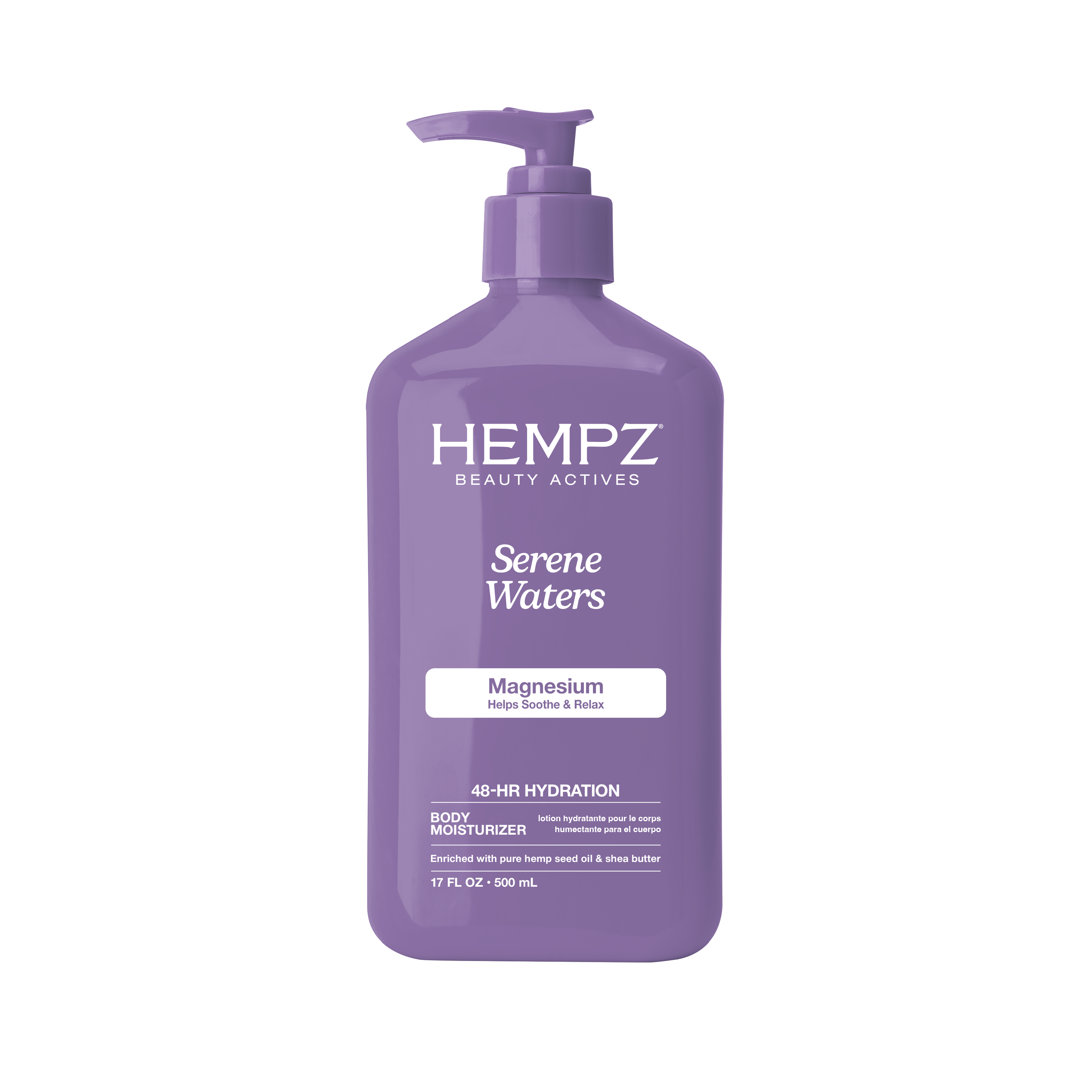 Beauty Actives Serene Waters Moisturizing Body Lotion with Calming Magnesium