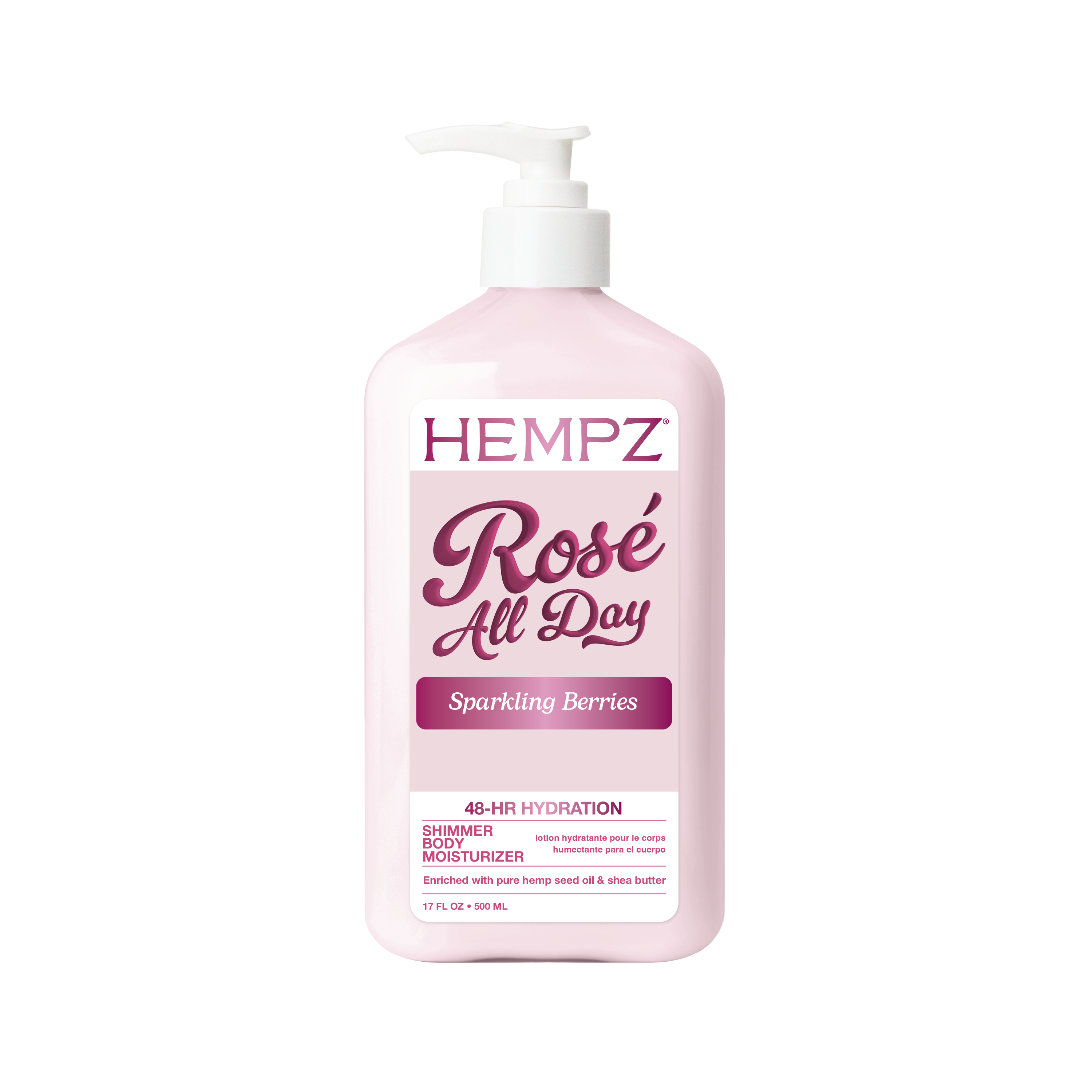 Rosé All Day Moisturizing Body Lotion with Shimmer