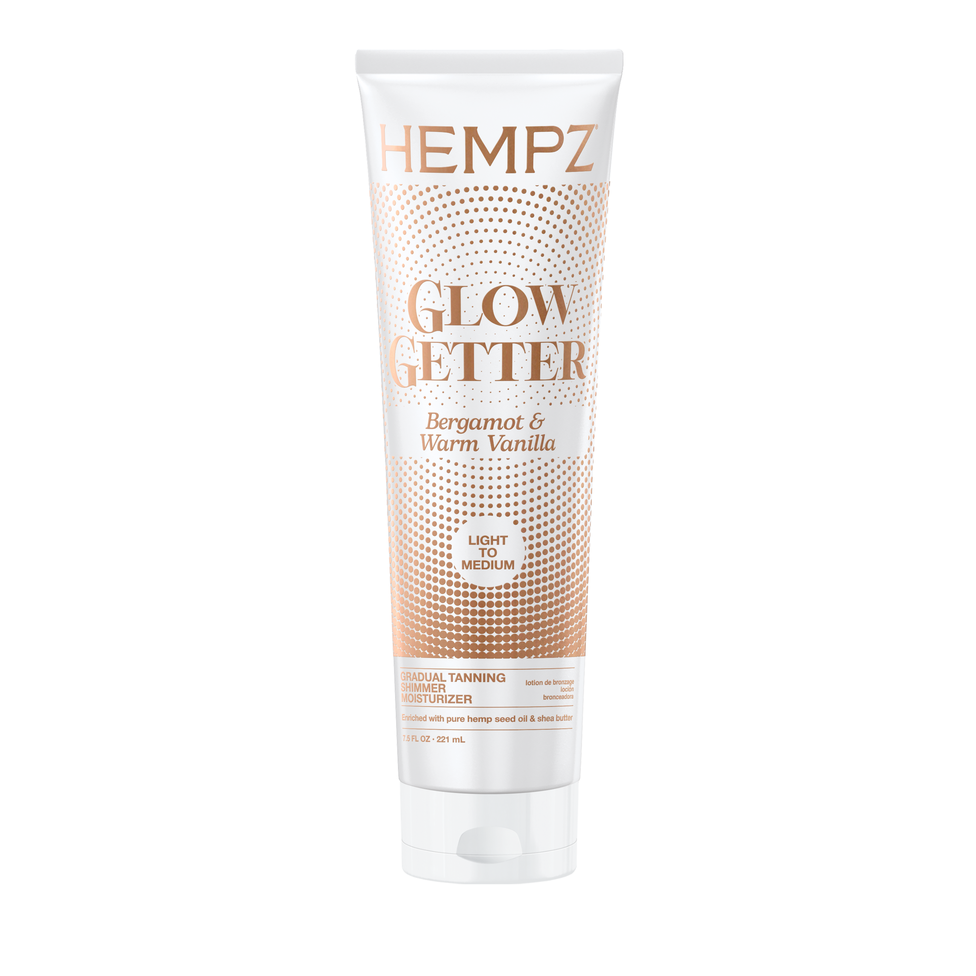 Glow Getter Daily Gradual Tanning Moisturizer With Shimmer, Light-Medium