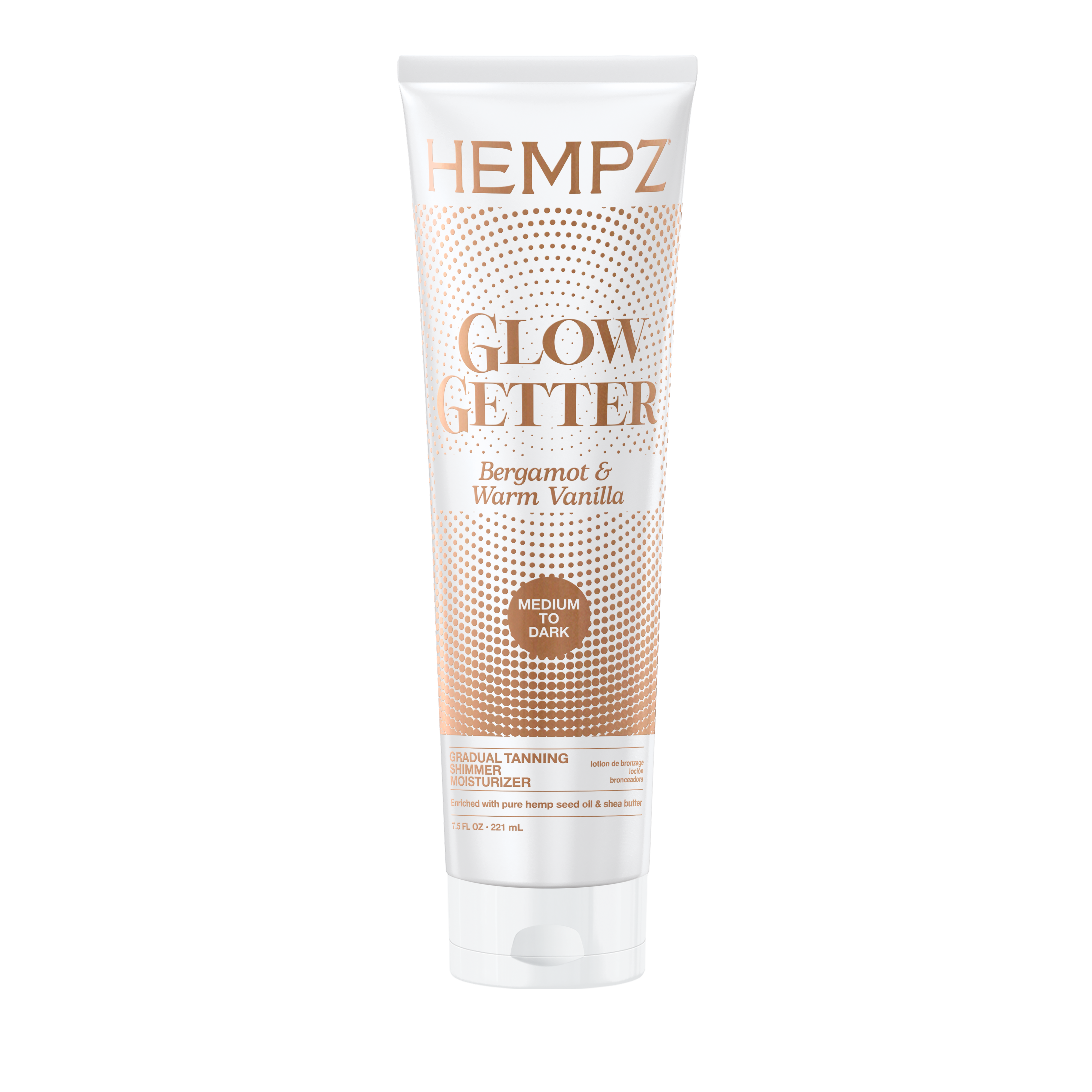 Glow Getter Daily Gradual Tanning Moisturizer With Shimmer, Medium-Dark